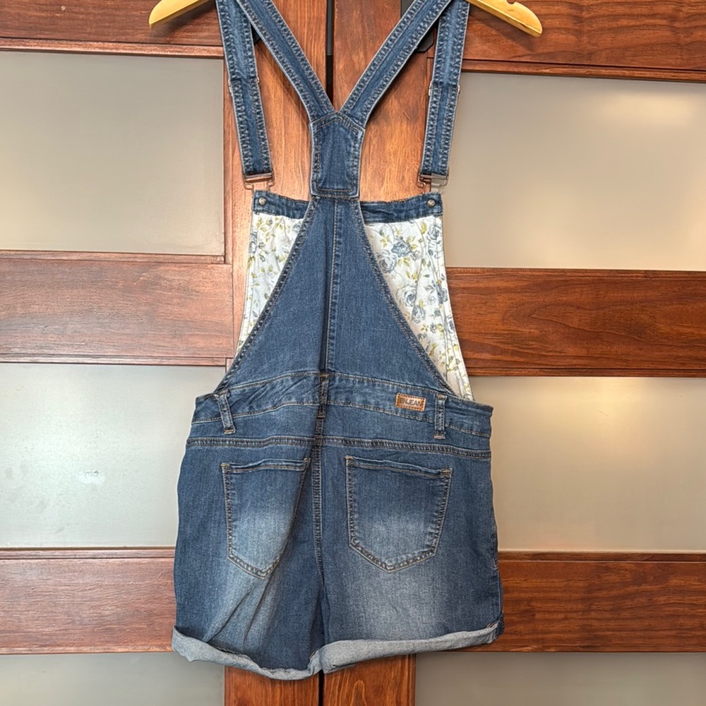 Denim Overalls with Adjustable Straps - Picture 2 of 2